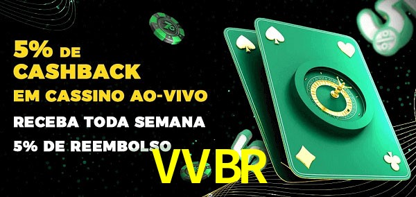 Promoções do cassino ao Vivo VVBR